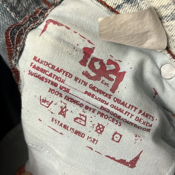 1921 Y2K Vintage Western Glove Works Jeans Size 31/34 - Picture 12 of 13
